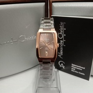 TERBARU!!! ALEXANDRE CHRISTIE AC 2455 AC2455 WANITA ROSEGOLD BROWN