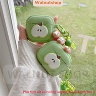 Apple airpod case full code airpod 1/2/3/4pro/pro 2 || Thick soft silicone airpod case - cute apple 