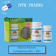 Natural Factors Cal'dophilus 6 Billion cfu [90's+30's]