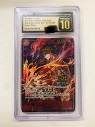 全新 CGC 黑金 One piece ACE 海賊王 艾斯 3週年紀念卡 CGC Pristine 10 One Piece Portgas D. Ace 3rd Anniversary Japan