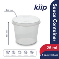 KIIP Sauce Container 25ml Chili Sauce Container Sauce Cup/