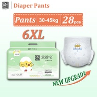 Endebao Baby Diaper Pants 6XL 28 Pcs (30-45kg) Disposable Breathable Dry Thin Pull Up Pants XXXXXXL