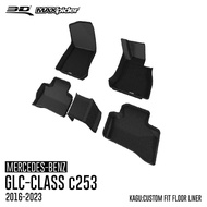 3D Mats พรมปูพื้นรถยนต์ Mercedes-Benz GLC-Class (C253) (Coupe) 2016 - 2023 พรมกันลื่น พรมกันนํ้า พรม