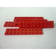LEGO Genuine Bricks - 2x10 Plate - Red X 5 Pcs