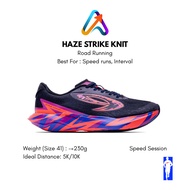 UNGU MERAH 910 Nineten Haze Strike Knit Black/Red Purple