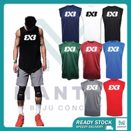 3x3 3v3 sleeveless basketball jersey quick dry unisex team team top singlet tank tee event roadshow 