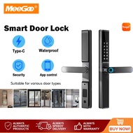 MeeGoo Tuya WiFi Alloy Electronic Door Lock 3585 Mortise Home Security Fingerprint Password Lock