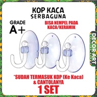 Rubber Cup GlassHOOK + Multipurpose Hook - AKS