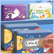 20Pcs Reward Scratch Card Film Coated Stickers Scratch Off Labels Diy Vouchers Scratched Stripe Card