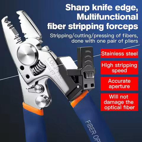 COMPTYCO F7/F3/F6/K3/K7 Stainless Steel Fiber Optic Stripping Pliers FTTH Tool Optical Fiber Cable S