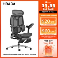 (Ready Stock)Hbada E3 Pro Ergonomic Office Chair - with 3-Zone Dynamic Lumbar Support, 4D Adjustable