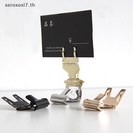 xeroxoxl7 Cake Metal Clip Shelf Edge Sign Holder Food Label Display Stand Up Price Tag Clamp On .