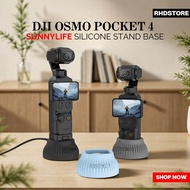 Sunnylife Pocket 4 & 3 Silicone Base DJI Osmo Action Camera Stand Mount