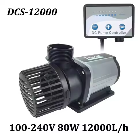 100-240V 80W 12000L/h Jebao DCS-12000 Fish Tank Submersible Pump Flow Adjustable Freshwater Pump Var
