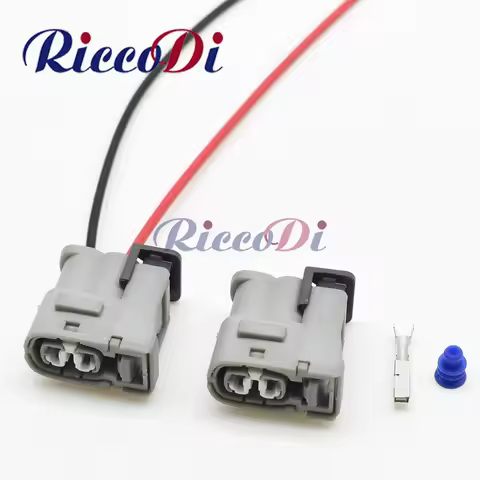 1 Set 2 Pin Automotive Plug Connector for Hyundai Elantra Ignition Coil Female Injector 2JZ-GE 90980