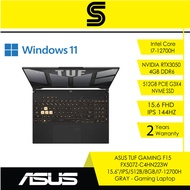 ASUS TUF GAMING F15 FX507Z-C4HN223W - Gaming Laptop (15.6"/I7-12700H/8GB /512GB/NVIDIA RTX3050/W11/2