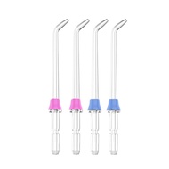 4 Pieces Water Flosser Tip Professional Refill Head Indoor Household Bathroom Accessories Replacement for Waterpik WP-100 Pink + Blue