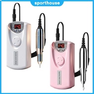 [New] Portable Nail Drill Electric File with LCD Display Nail E File Machine with Bits Kit for Train