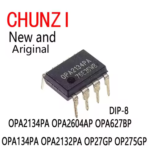 5pcs New and Original IC Chip OPA2132 OPA2134 DIP-8 OPA2134PA OPA2604AP OPA627BP OPA134PA OPA2132PA 