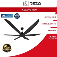 Rezo Kipas Siling 65'' Ceiling Fan 6 Blade DC Motor With Remote Control AIRLY666