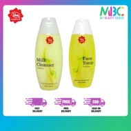 PAKET Viva Milk Cleanser + Face Tonic LEMON (Atasi Jerawat) 100ml // Susu Pembersih Lemon // Pembers