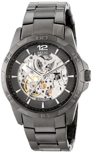 Relic by Fossil Men s Brennan Automatic Stainless Steel Sport Watch, Color: Gunmetal (Model: ZR11...