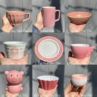 Cute Pink Japanese Ceramics Ceramic Plate Plate Plate