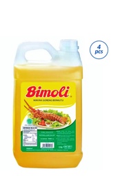 Minyak goreng bimoli 5 liter 1 dus isi 4 jerigen