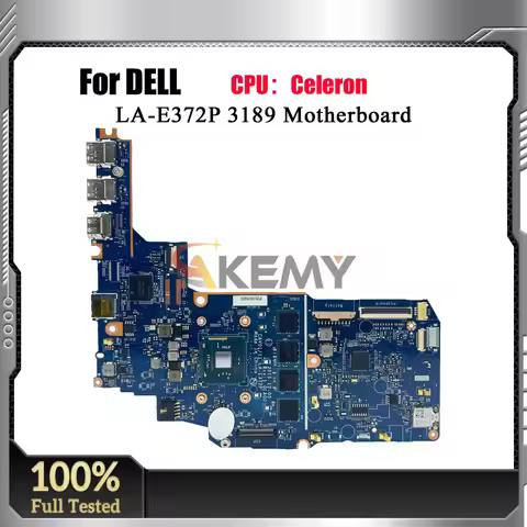 LA-E372P Laptop Motherboard For DELL Chromebook 11 3180 3189 with CPU N3160 N3060 CN-083RWV 01TX65 M