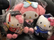 Sanrio melody kuromi hello kitty cinnamoroll 布甸狗畢業公仔