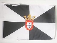 AZ FLAG Ceuta Flag 18'' x 12'' Cords - Autonomous City of Ceuta - Spain Small Flags 30 x 45cm - Bann