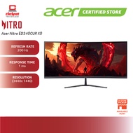 Acer Nitro ED340CUR X0 34″ VA Curved 1500R 200Hz 1ms 2K UltraWide Gaming Monitor