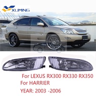 Xuming สำหรับ LEXUS กันชนหน้าไฟตัดหมอกไฟตัดหมอกไฟตัดหมอกสำหรับ LEXUS RX300 RX330 RX350 Harrier 2003