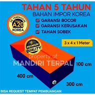 A20 Square Fish Tarpaulin Pond Size 3x4x1 / 4x3x1 | Tarpaulin for Catfish, Tilapia, Gurame, Fish Cul