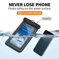 [SG] Floating Phone Waterproof Pouch IP68 Swim Diving Dry Bag Outdoor Travel Universal Mobile Case