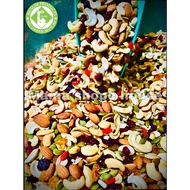 Healthy Mix nuts kacang campuran Pistachio kacang Gajus kudapan sihat untuk diet ready to eat