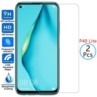 protective tempered glass for huawei p40 lite screen protector on p40lite p40light p 40 40p light safety film huawey huwei hawei