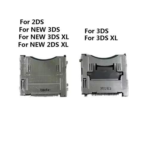 1-3pcs Original Replacement For 3DS 3DS XL Game Cartridge Slot Card Socket Reader For Nintendo 2DS N
