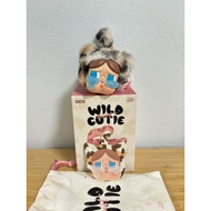 POPMART CRYBABY Wild but Cute Cat Series Vintage Style Has A Hair Loss Defect.