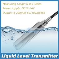 Water Level Control System Level Pressure 0-0.5-500m Range Liquid Level sensor 4-20mA 5V 10V RS485