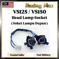 Front Head Lamp Socket Suzuki VS125 VS150 VS 125 150 Headlamp Headlight Wire Wiring Light Soket Lamp