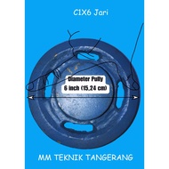 C1 x 6" Iron Spokes Ancuran Poli C1 x 6 inch Pulley Cast iron Anc 6 inch C1x6" C1x6 C 1x6" 1x6 inch 