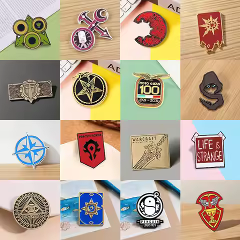 BanGDream Ras Roselia Mygo North Star Logo Enamel Brooch Anime Girl Band Lapel Pin Inspired Peripher