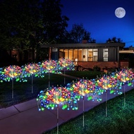 150 200 lights Outdoor LED Solar Fireworks Lights Waterproof String Fairy Light Garden Home Christma