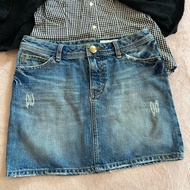 Earth Music & Ecology Mini denim skirt y2k Thrift 2hand