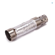Motorcycle Exhaust Pipe Muffler 48mm Exhaust Silencer Muffler Baffle Stainless Steel Muffler Silence