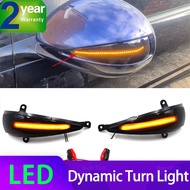 2x Dynamic Side Mirror Blinker Light LED Turn Signal Lamps For Honda Civic MK8 8th Hatchback 3 door 
