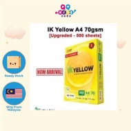 Stok Sedia Kertas IK Yellow A4 70gsm /IK Yellow A4 Paper 70gsm