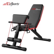 ADSPORTS ADSports AD600 - All in 1 Adjustable Gym Weight Bench - Foldable Sit up Dumbbell Exercise F