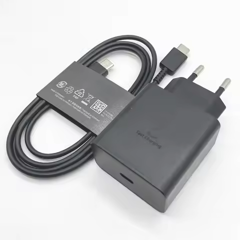 For Samsung Galaxy S26 S25 60W Super Fast Charger PD EU 3A Type C Adapter Cargador For Z Fold Filp 2